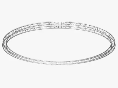 Circle Square Truss - Full diameter 800cm 3D model