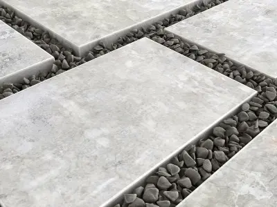 Paving title pebble 3D model