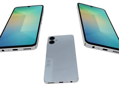 Samsung Galaxy A06 Light Blue 3D model