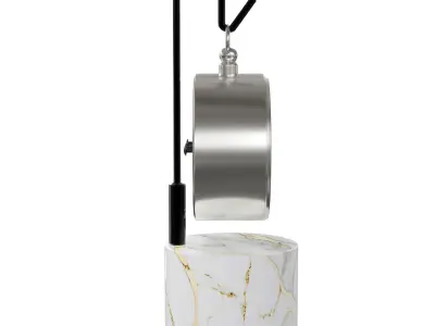 table clock 12 3D model