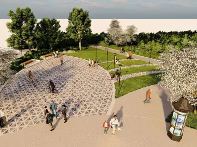 community park 3D model