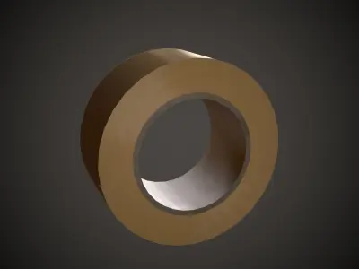 Packing Tape Low-poly 3D model