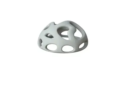 SciFi Cube Object No 44574 Low Poly Shape Low-poly 3D model