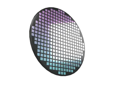 Chip Die Icon v1 001 Low-poly 3D model