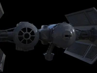 TIE BOMBER-057 B2B 3D model
