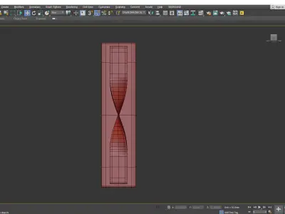 Twist Indoor Outdoor LED Sconce Low-poly 3D model