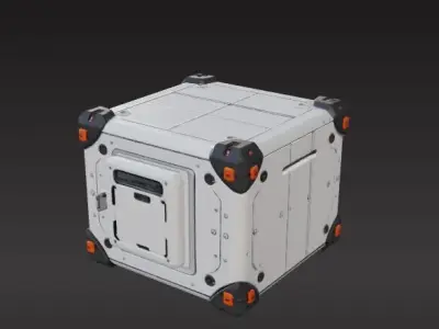 sci-fi box capsule 3D print model purchase