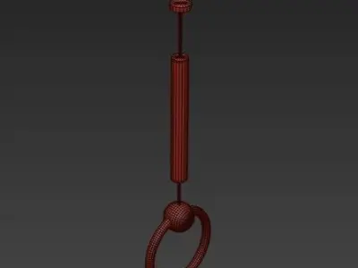 Podvesnoi 774 svetilnik lee broom RING LIGHT 3D model