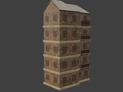 House Model 41 Low-poly 3D model