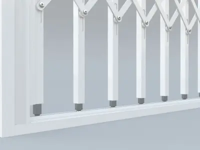 Trellis security gate 3D model