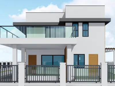 Two Story House 2 3D model