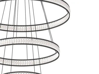 Forster Three Tier Chandelier By Eurofase 3D model