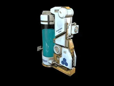 Cryo camber Low-poly 3D model