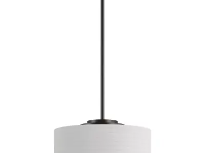 CAPRI pendant light with shade 3D model