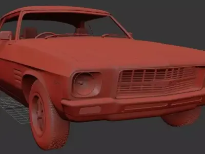 Holden Monaro Mk2 HQ Coupe GTS 350 1971 3D print model