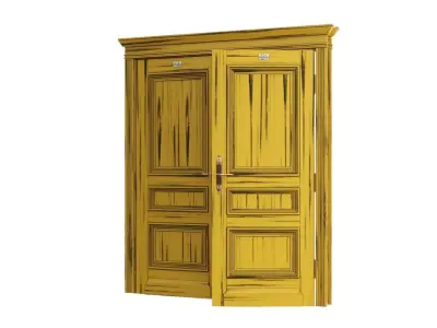 Doors Brothers French door 4 3D model