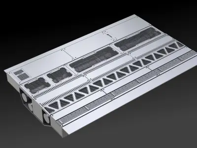 SCI-FI FLOOR PANELS VOL 02 3D model