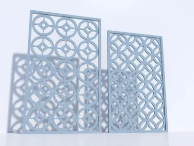 Ornament Panel 3D model