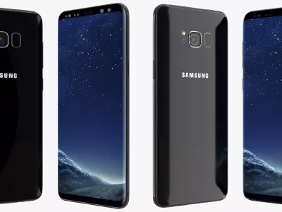 Samsung Galaxy S8 Midnight Black 3D model