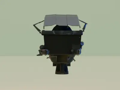 giant dual laser skibidi toilet 3D model