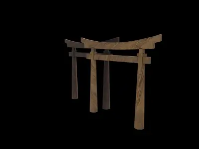 Torii Gate 3D model