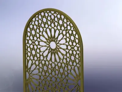 Al hambra style gate Free 3D model