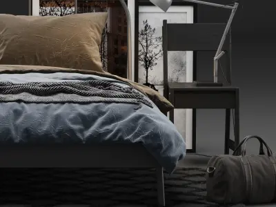 KOPARDAL Bed 3D model