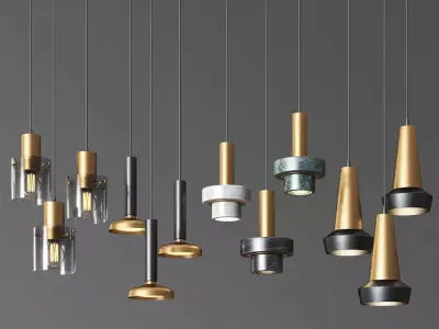 Ceiling Light Collection 3D model