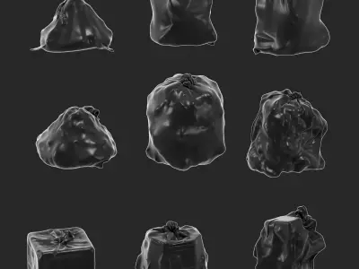 Bin bag 3D model