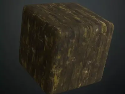 Natural Cedar Wood Grain Surface PBR Seamless Texture