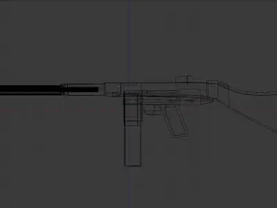 Hyde M1944 Carbine Free low-poly 3D model