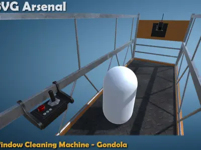 WCM-Gondola - HQ Low-poly 3D model