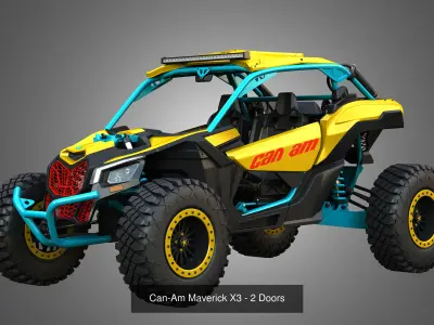 Can-Am Maverick X3 - 2 in 1 3D Model Pack