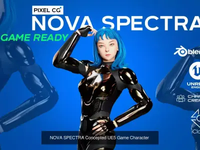 Super Likeness Metahuman Characters 3D Model Pack