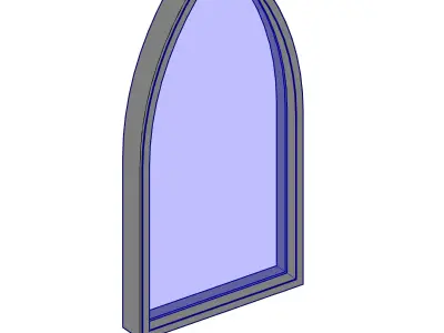 Pointed Window 3D model