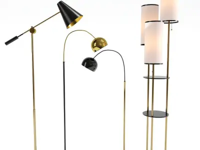 Modern Floor Lamp 3D model