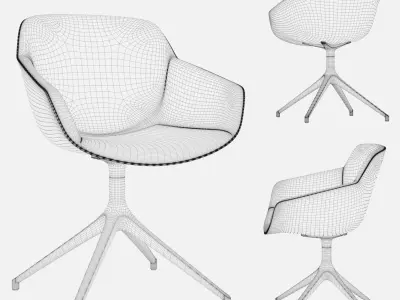 Dining chair Vienna BoConcept 3D model