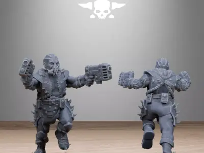 Corrupted Guard Spikers 3D print model