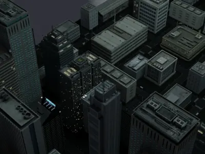  Night City 3D model