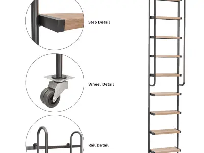 Minimal ladder 3D model