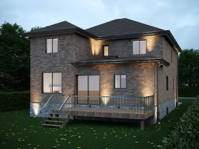 Residential-Building-vol-02-3Dmodel Low-poly 3D model