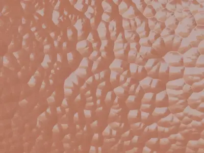 Hammered Copper PBR Seamless Texture