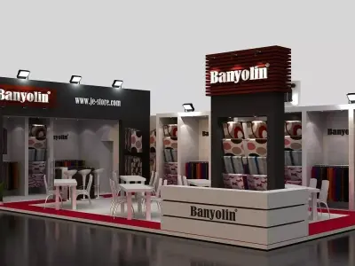Boyolin Stand Exhibition 3D model