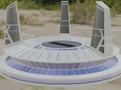 Star Labs CW The Flash Arrowverse 3D Model Low-poly 3D model