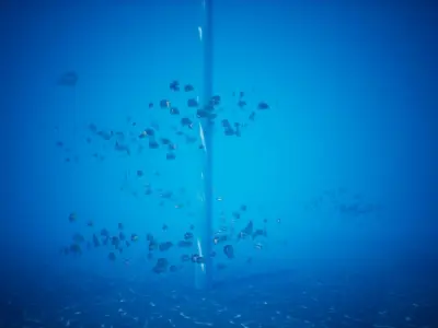 UE4 Fish School System Low-poly 3D model