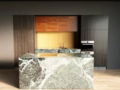 21-Kitchen9 texture 2 3D model