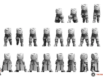 Feudal Guard - Upgrade Pack 2 3D print model