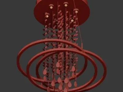 Bruma LED Celling Lamp 3D model