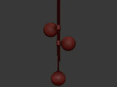 Articolo Lighting Trilogy Ceiling lamp 3D model