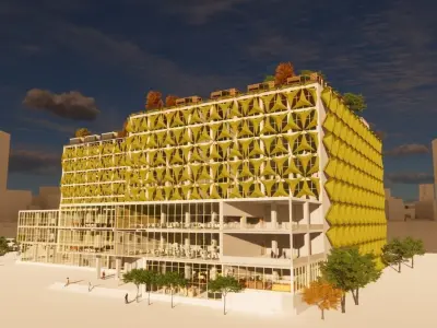 Parametric Facade 3D model purchase